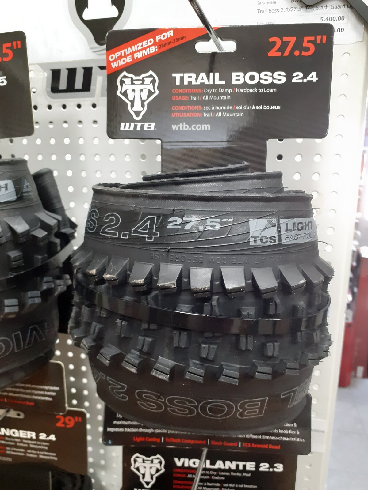 WTB Trail Boss 2.4x29" Comp