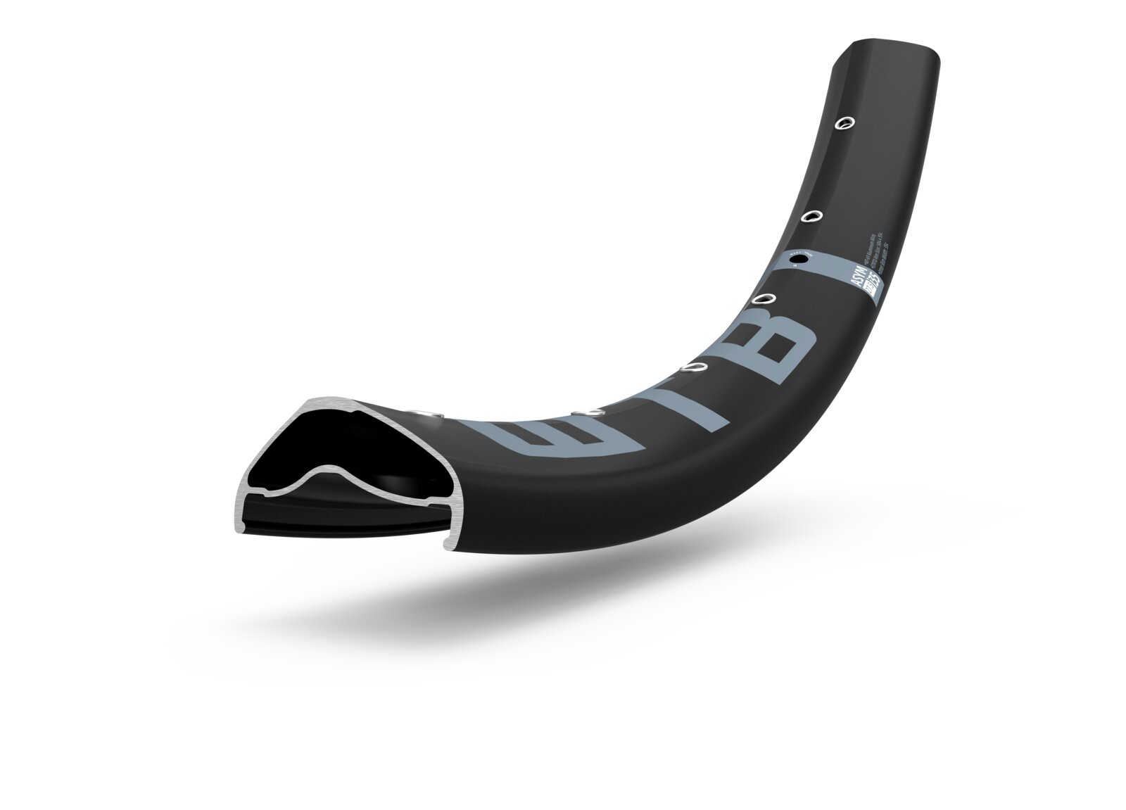WTB Asym i35 29" TCS felna 32 rupe crna